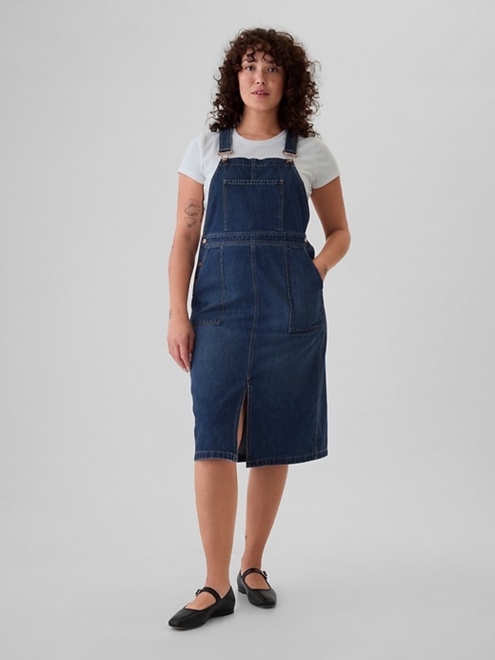 GAP Denim Midi Skirtall Large Petite